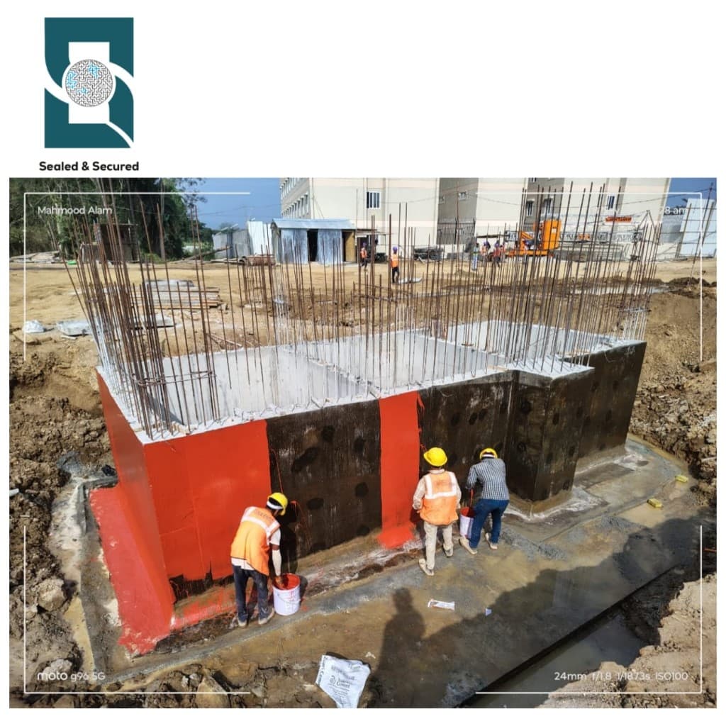 Stop Leak waterproofing project 1